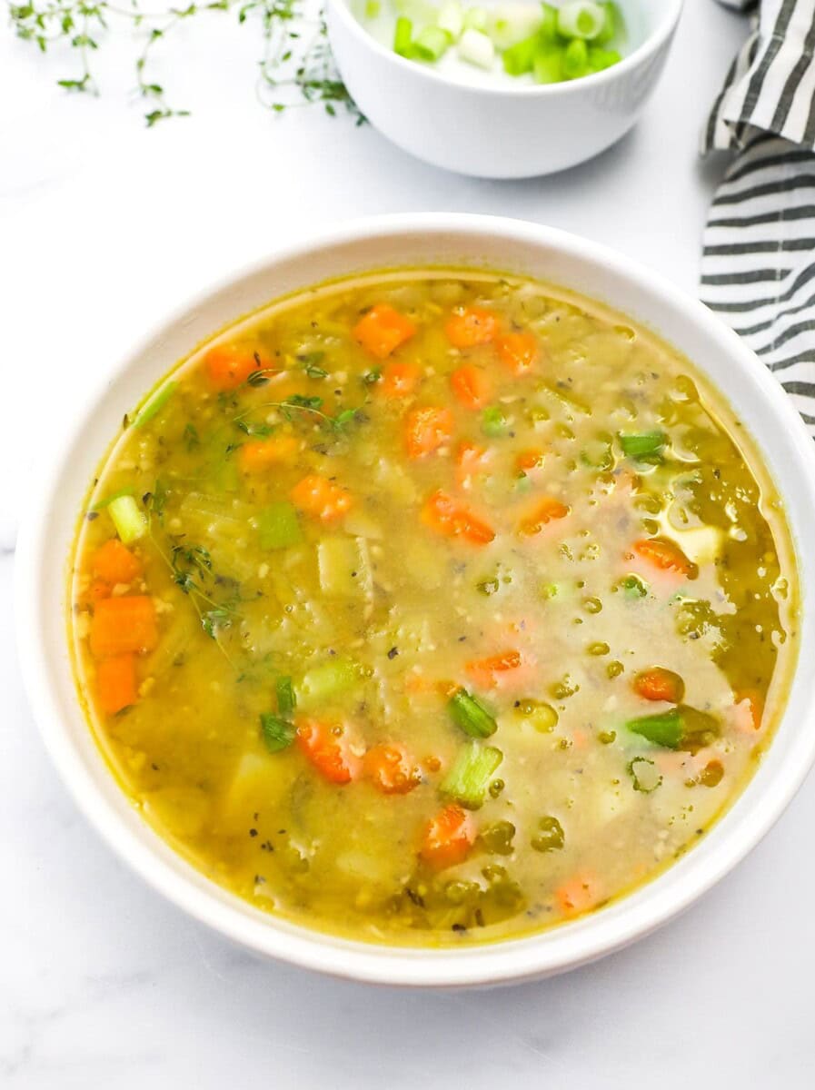 Vegan Split Pea Soup Healthier Steps