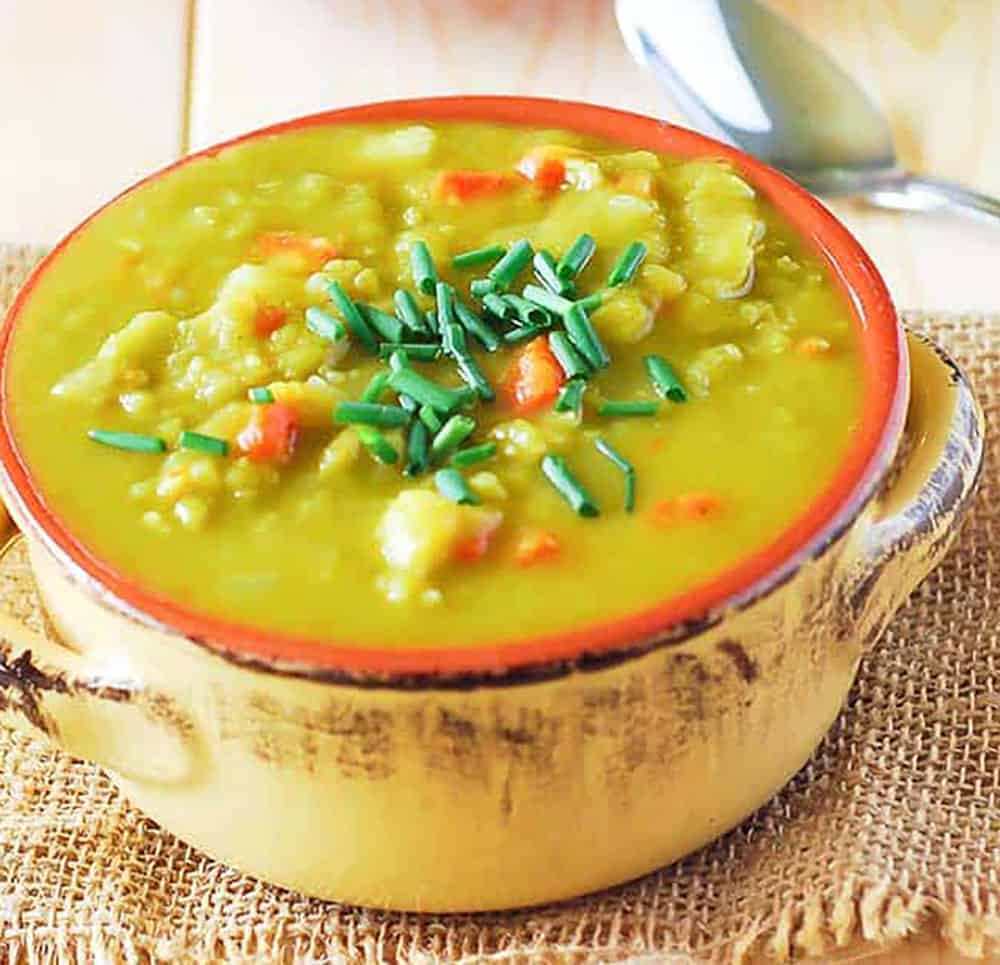 Vegan Split Pea Soup Healthier Steps