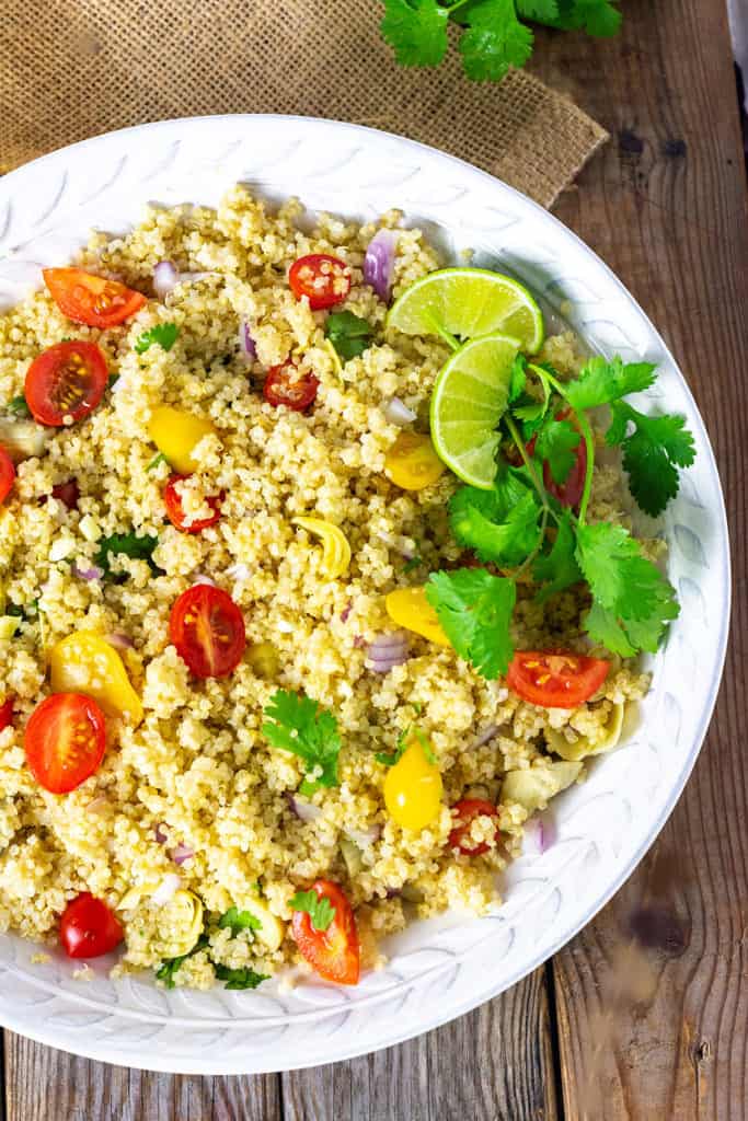 Quinoa Salad With Artichokes Healthier Steps
