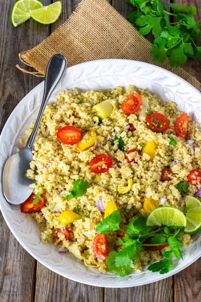 Quinoa Salad With Artichokes Healthier Steps