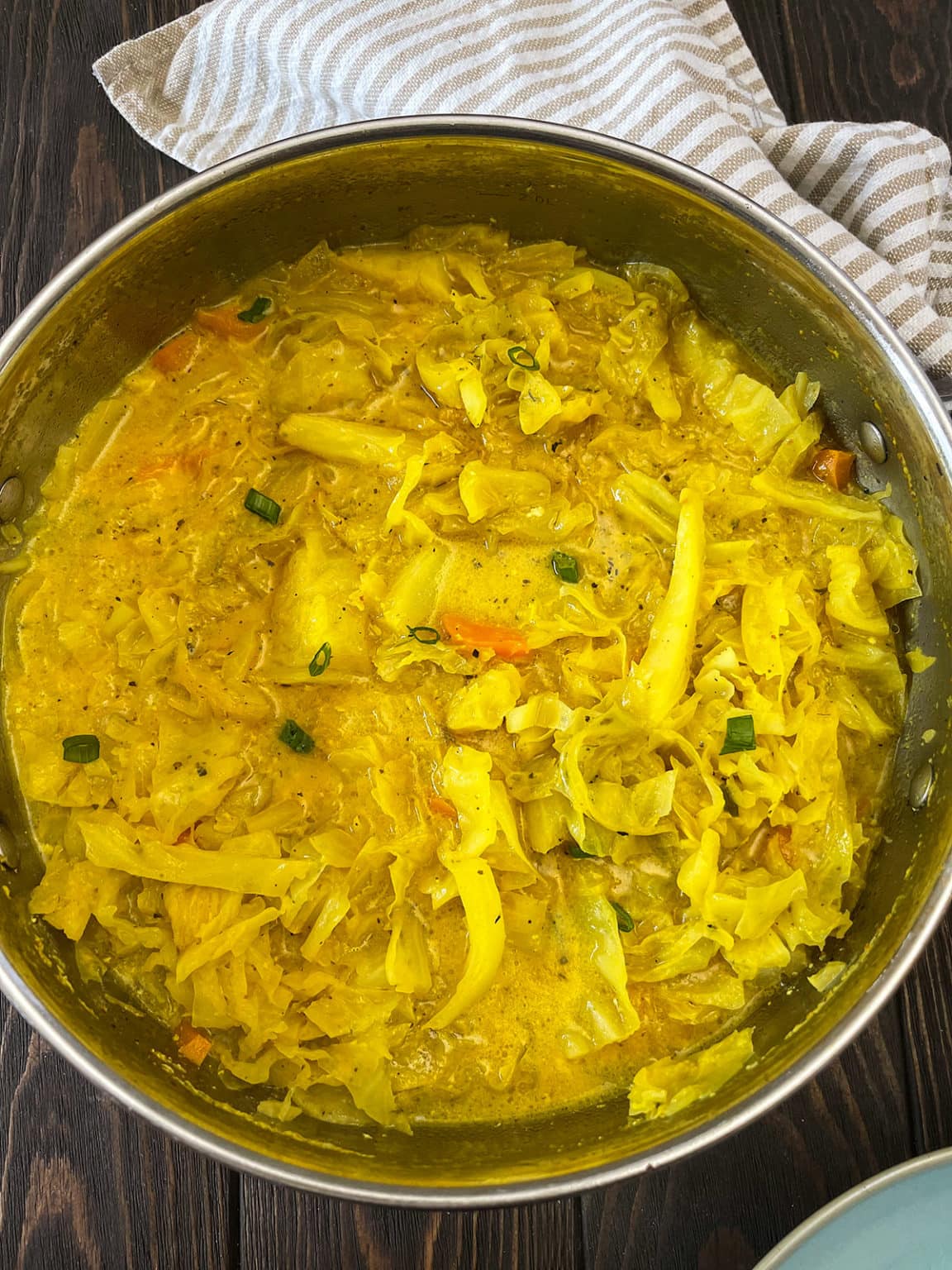 Curry Cabbage Healthier Steps