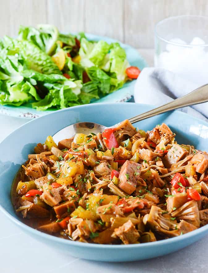 Vegan Jackfruit Stew | Healthier Steps