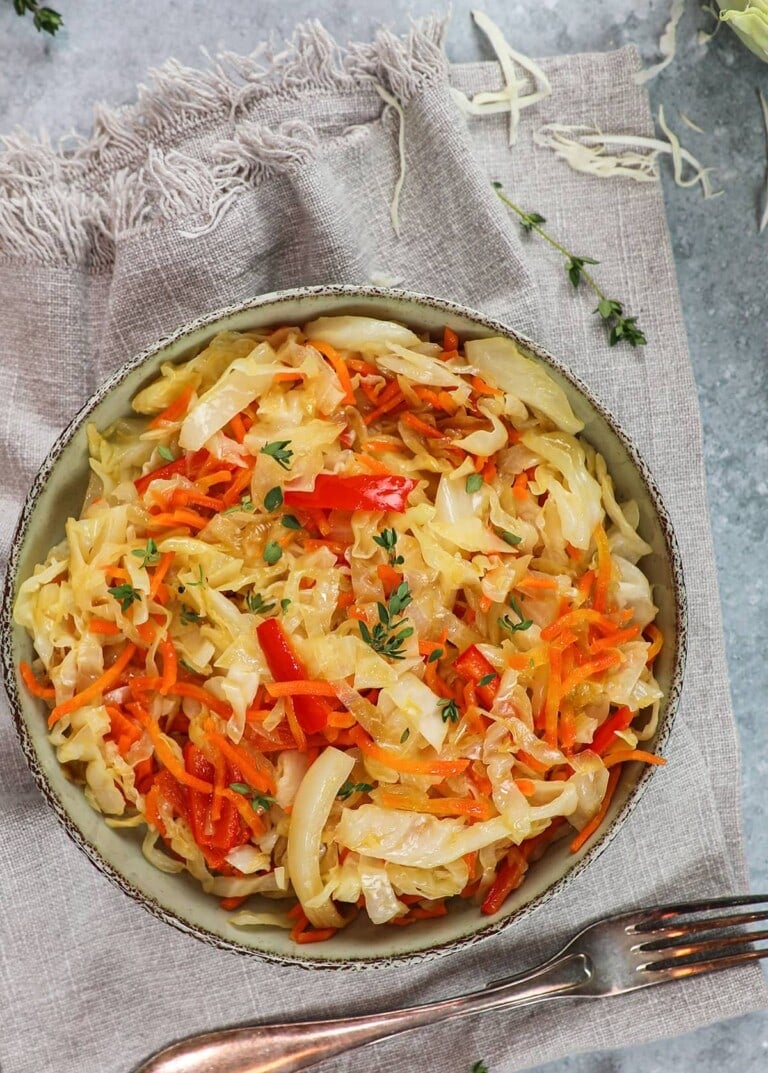 Jamaican Steamed Cabbage