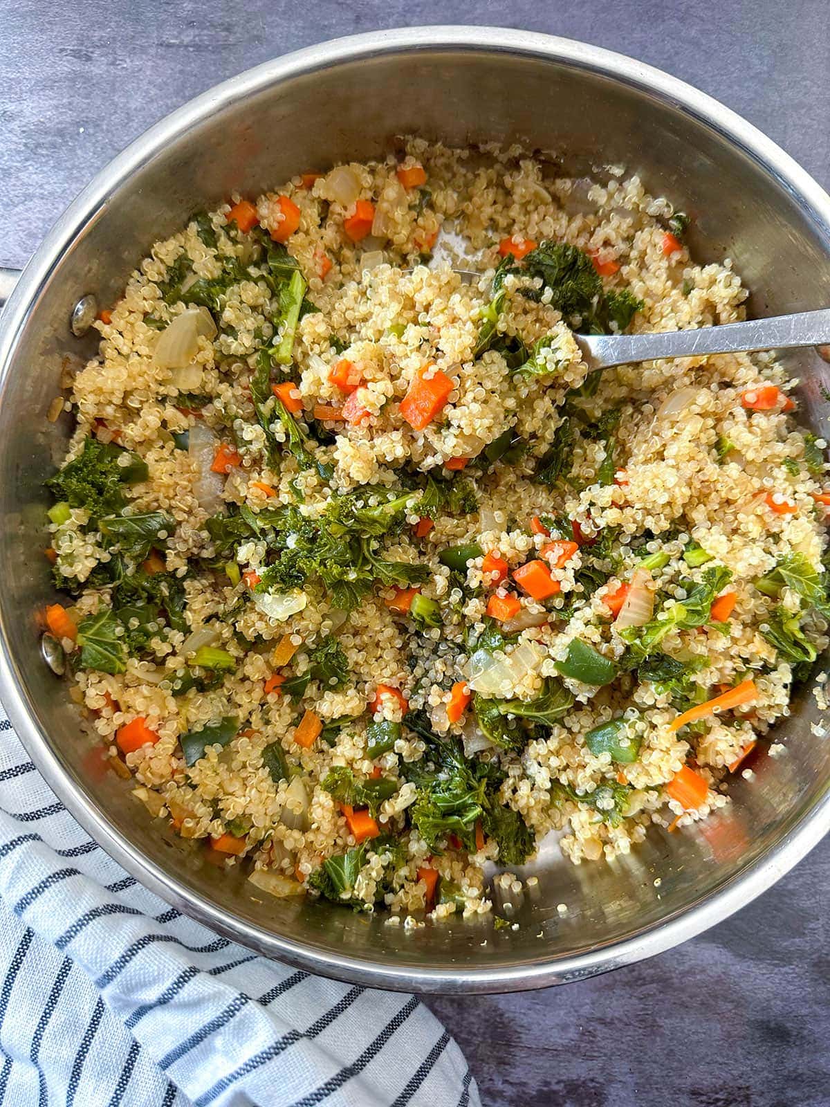Vegan Quinoa and Vegetable Stir-Fry - Healthier Steps