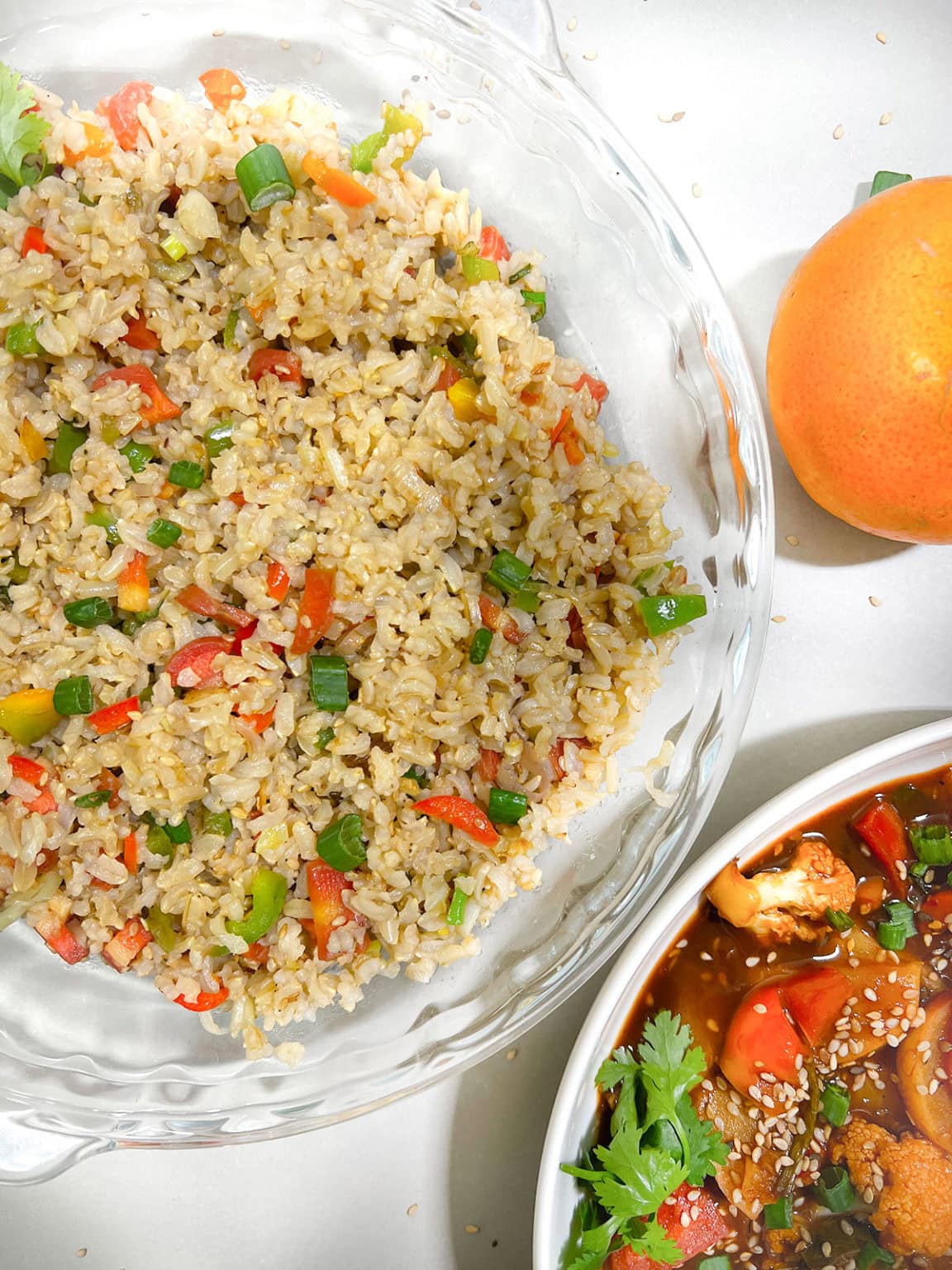 Raisin Fried Rice - Healthier Steps