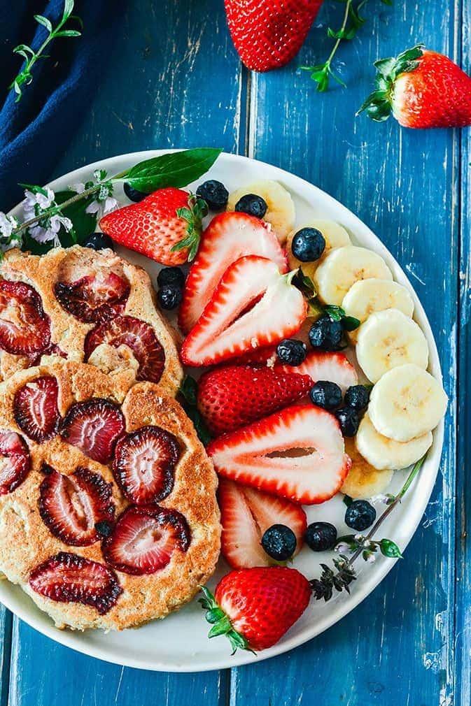 strawberry pancakes