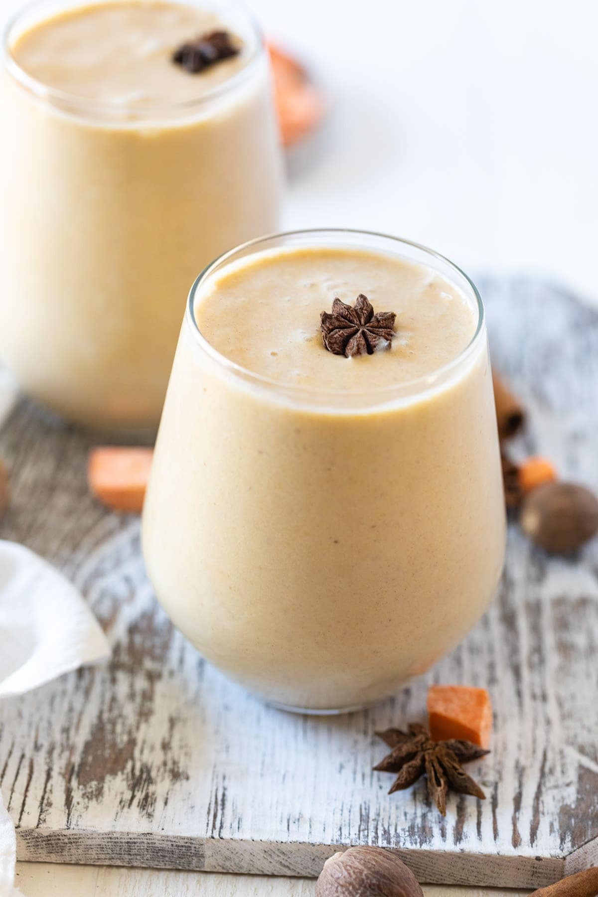 Vegan Eggnog - Healthier Steps