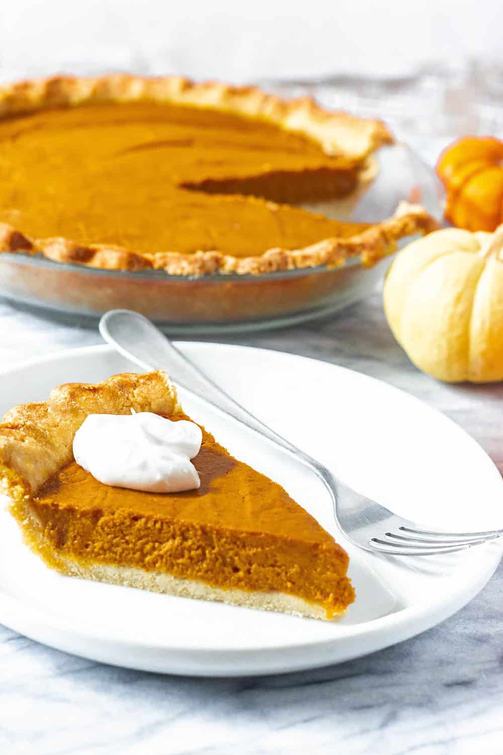 Vegan Gluten-Free Pumpkin Pie - Healthier Steps