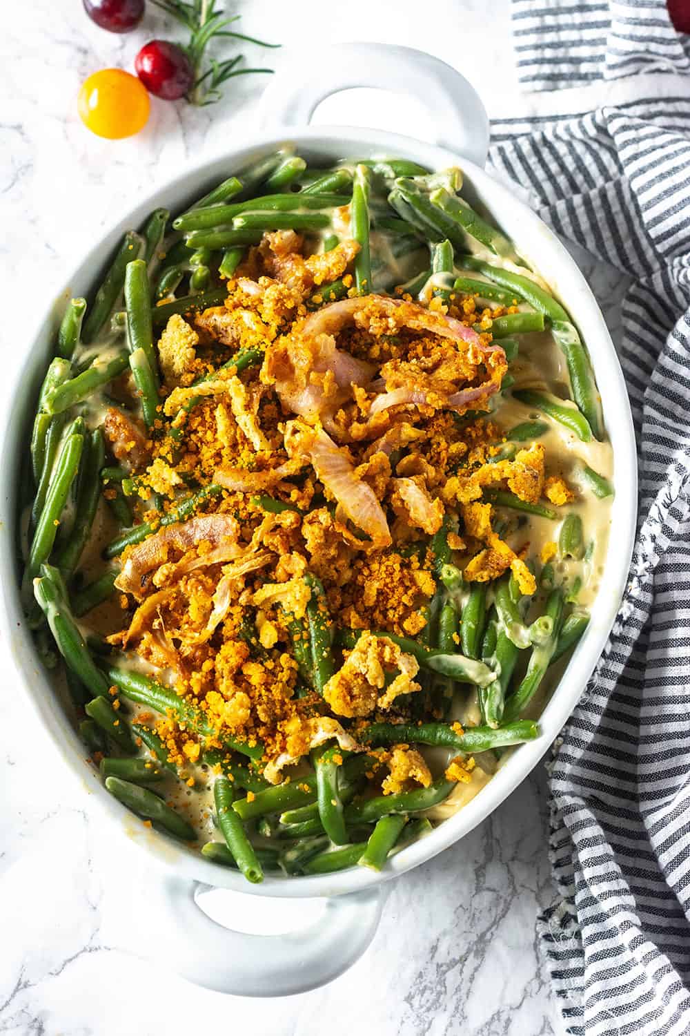 The Best Healthy Green Bean Casserole