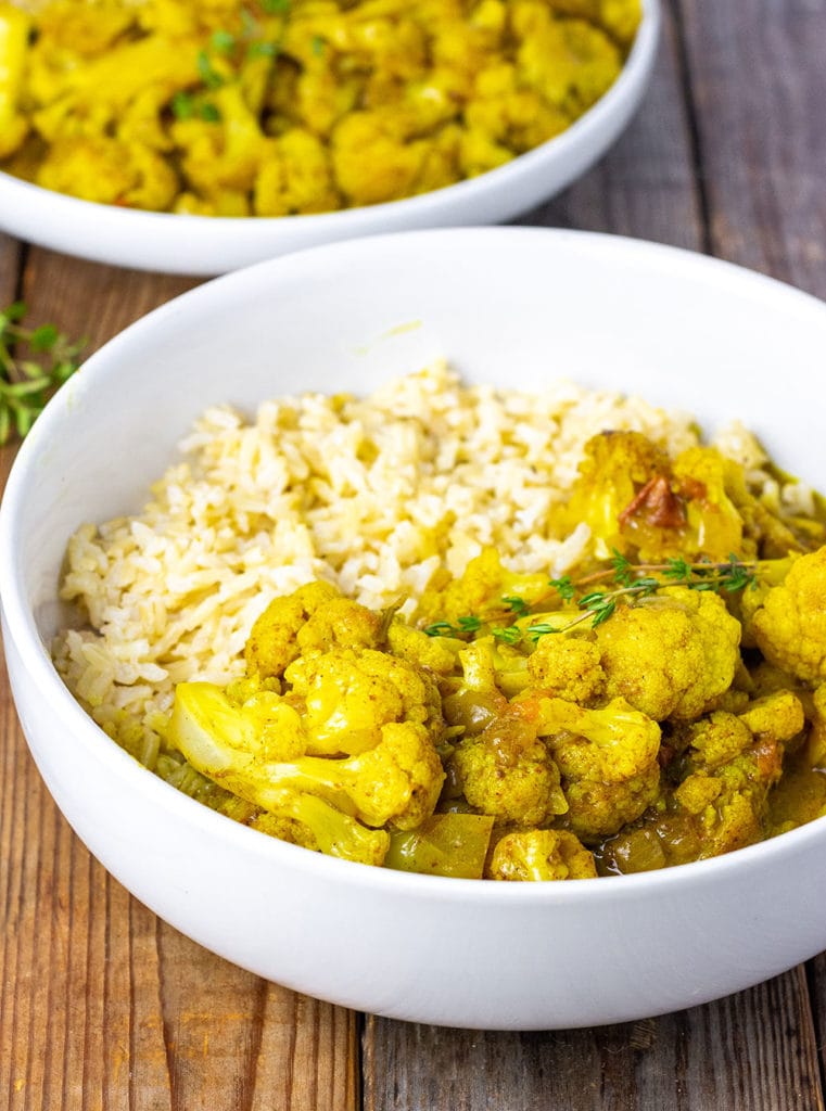 Cauliflower With Curry Sauce _ Creamy Cauliflower Curry Vegan – AOSA