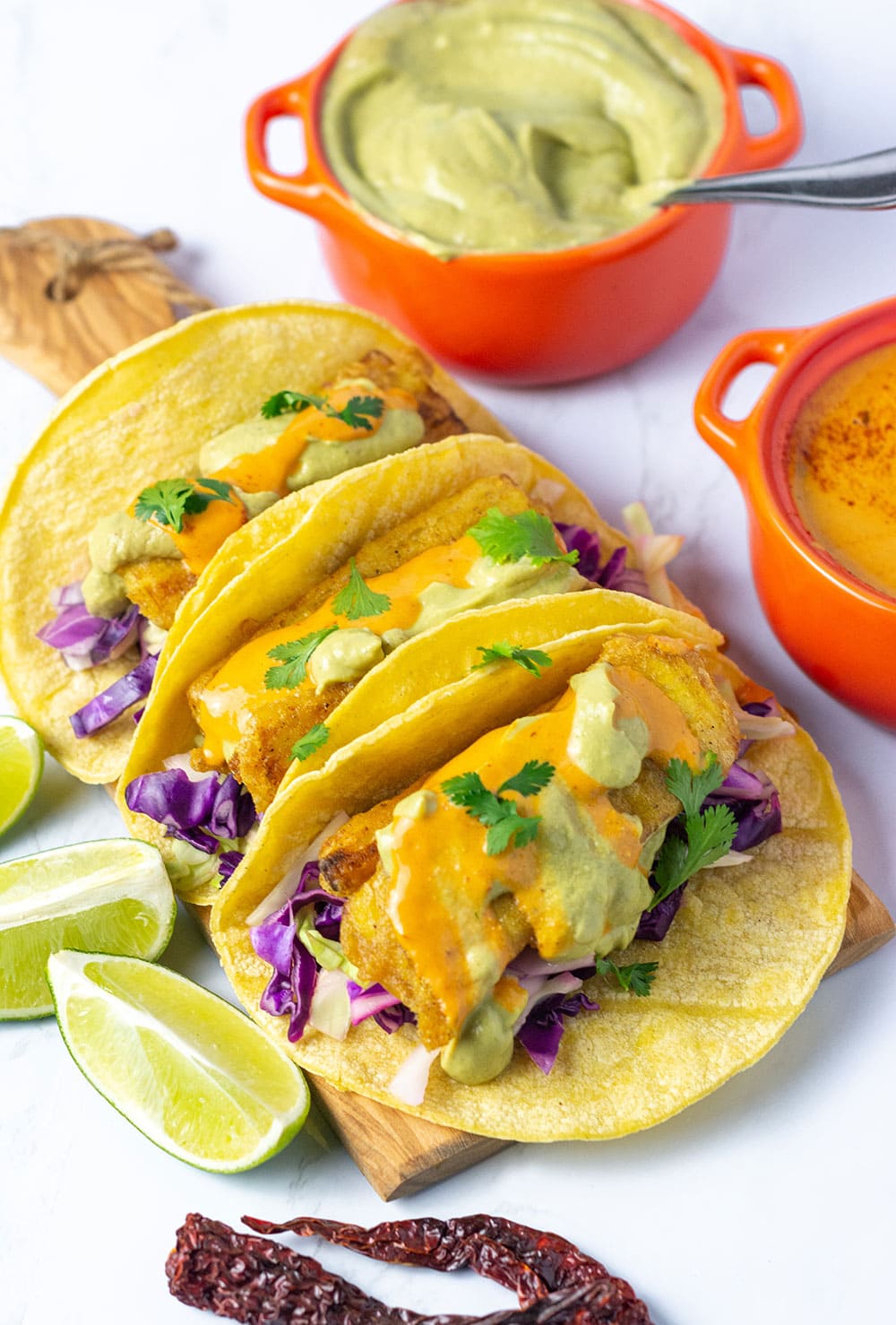 Vegan Fish Tacos Healthier Steps