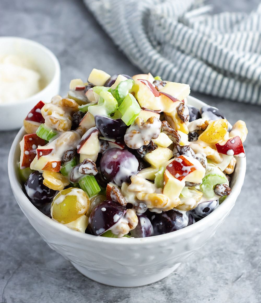 Vegan Waldorf Salad Healthier Steps