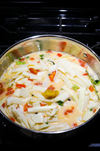 Vegan Jamaican Saltfish Rundown - Healthier Steps