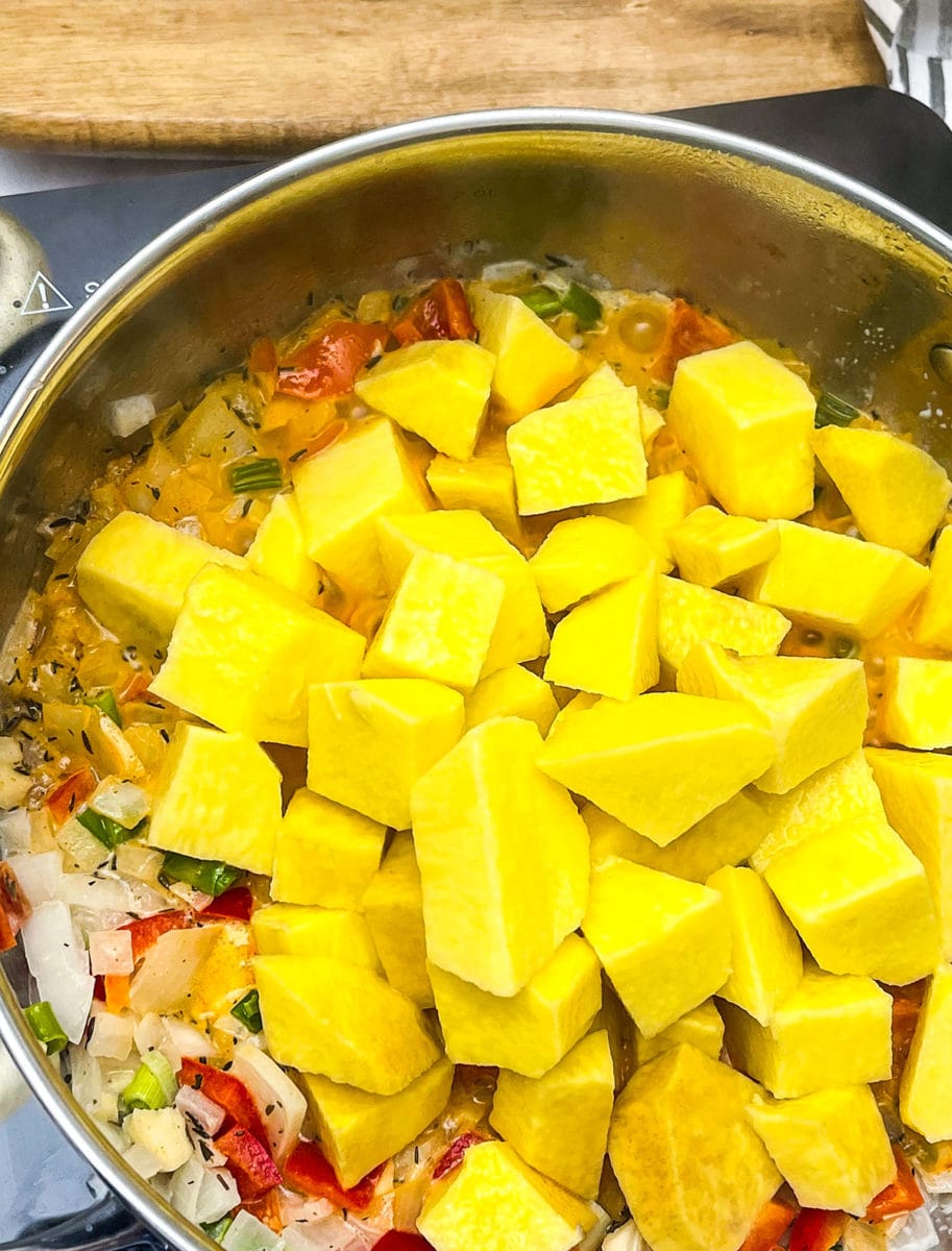 Jamaican Yellow Yam Stew Healthier Steps