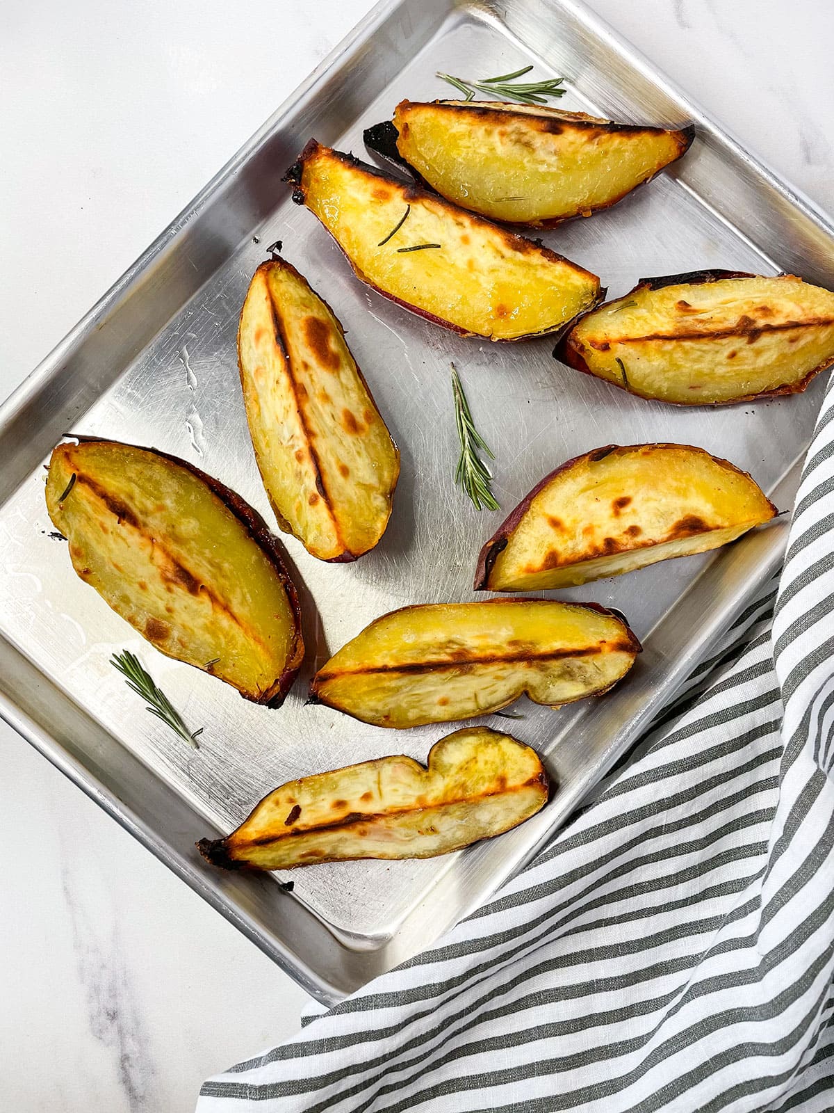 Baked White Sweet Potatoes, Farm To People