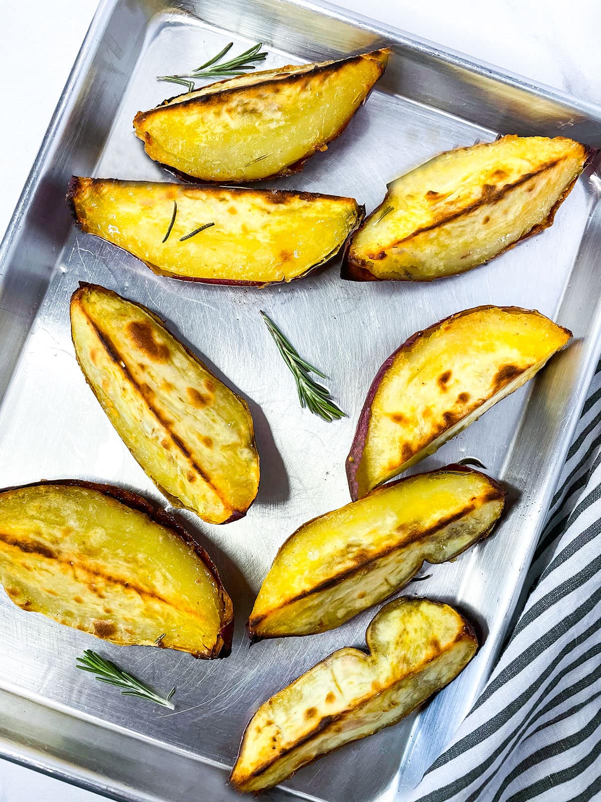 Roasted White Sweet Potato Recipe - Healthier Steps