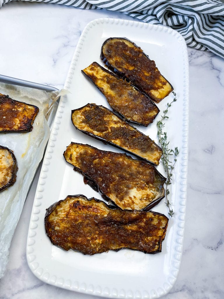 Broiled Eggplant Healthier Steps