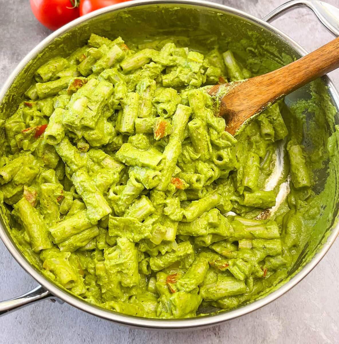 Penne Pasta Pesto Healthier Steps