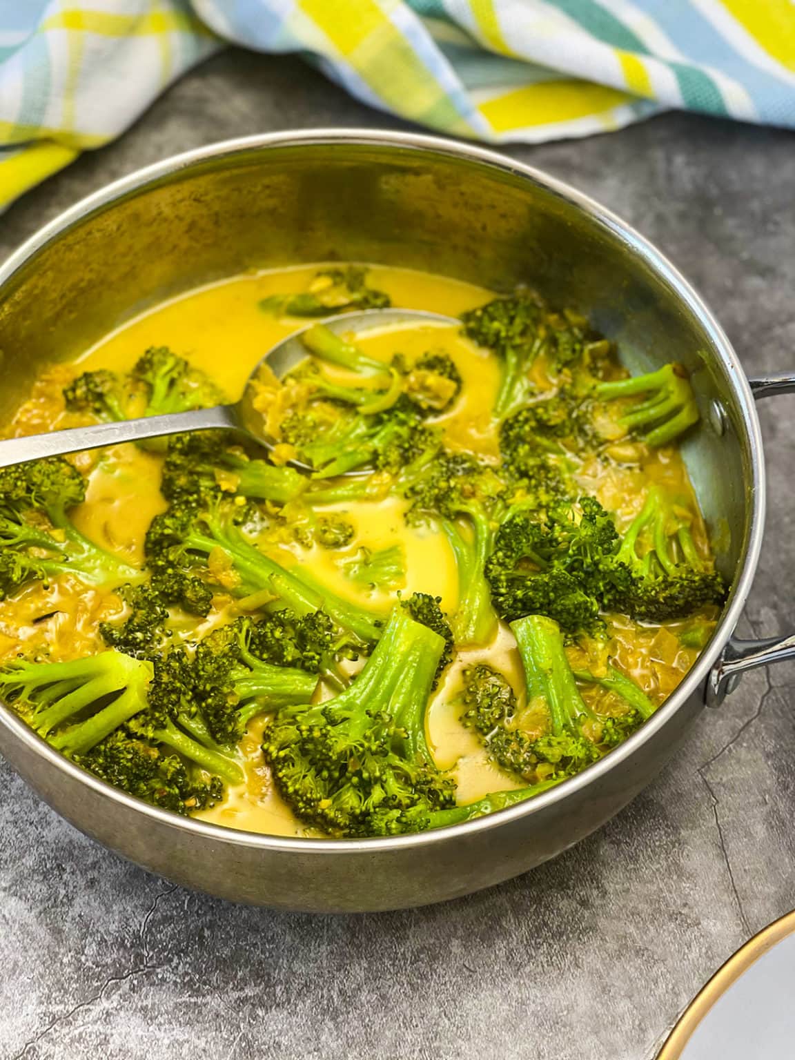 Broccoli Curry Healthier Steps
