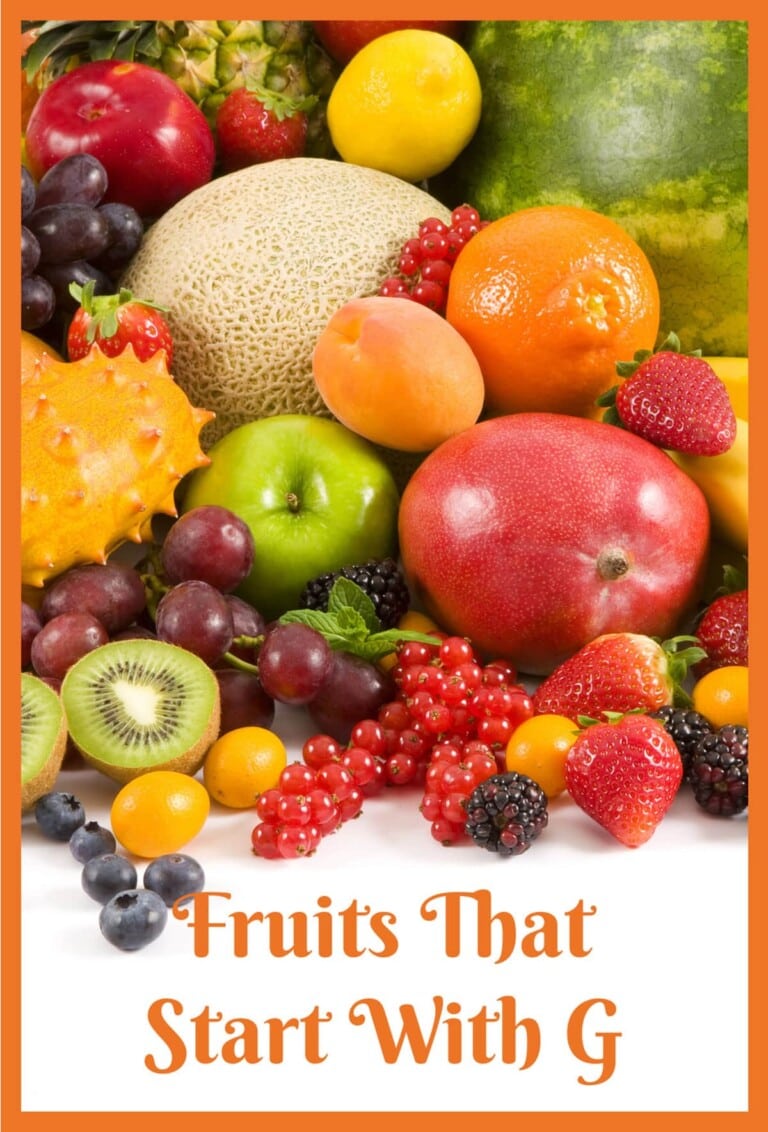 Fruits That Start With G