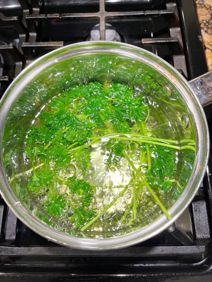 Parsley Tea Healthier Steps