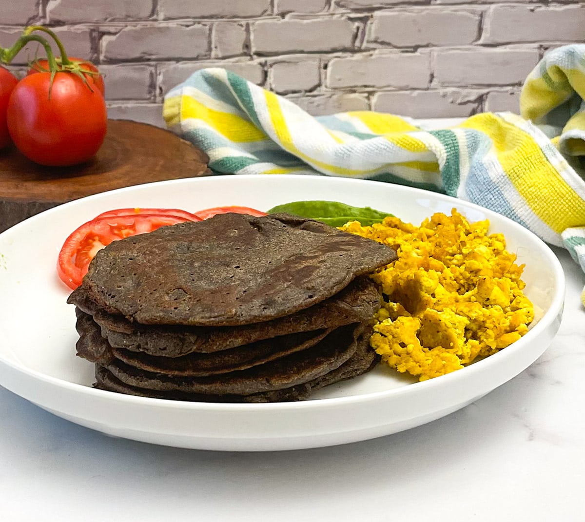 vegan buckwheat pancakes
