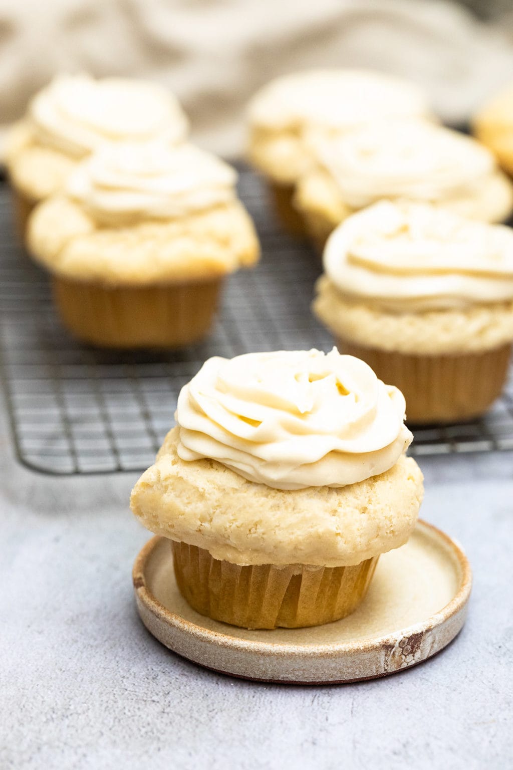 GlutenFree Vegan Vanilla Cupcakes Healthier Steps