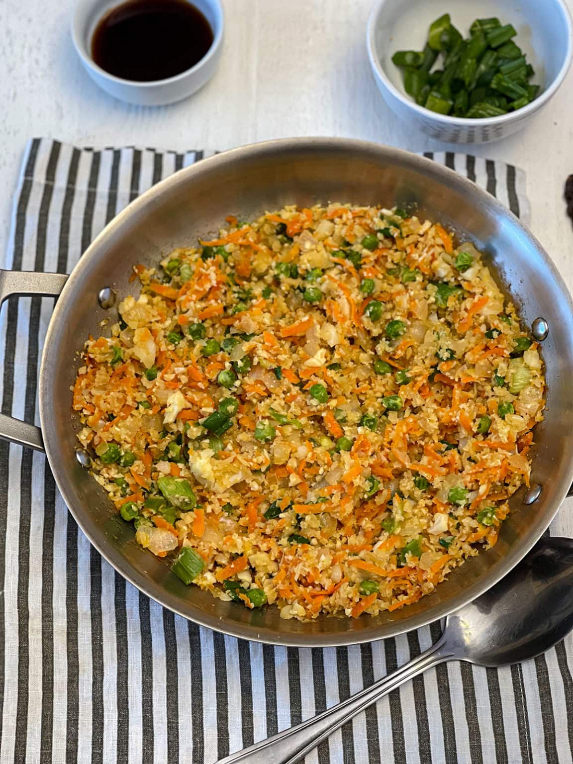 Cauliflower Fried Rice Healthier Steps