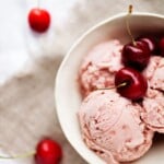 Cherry Coconut Ice Cream-image