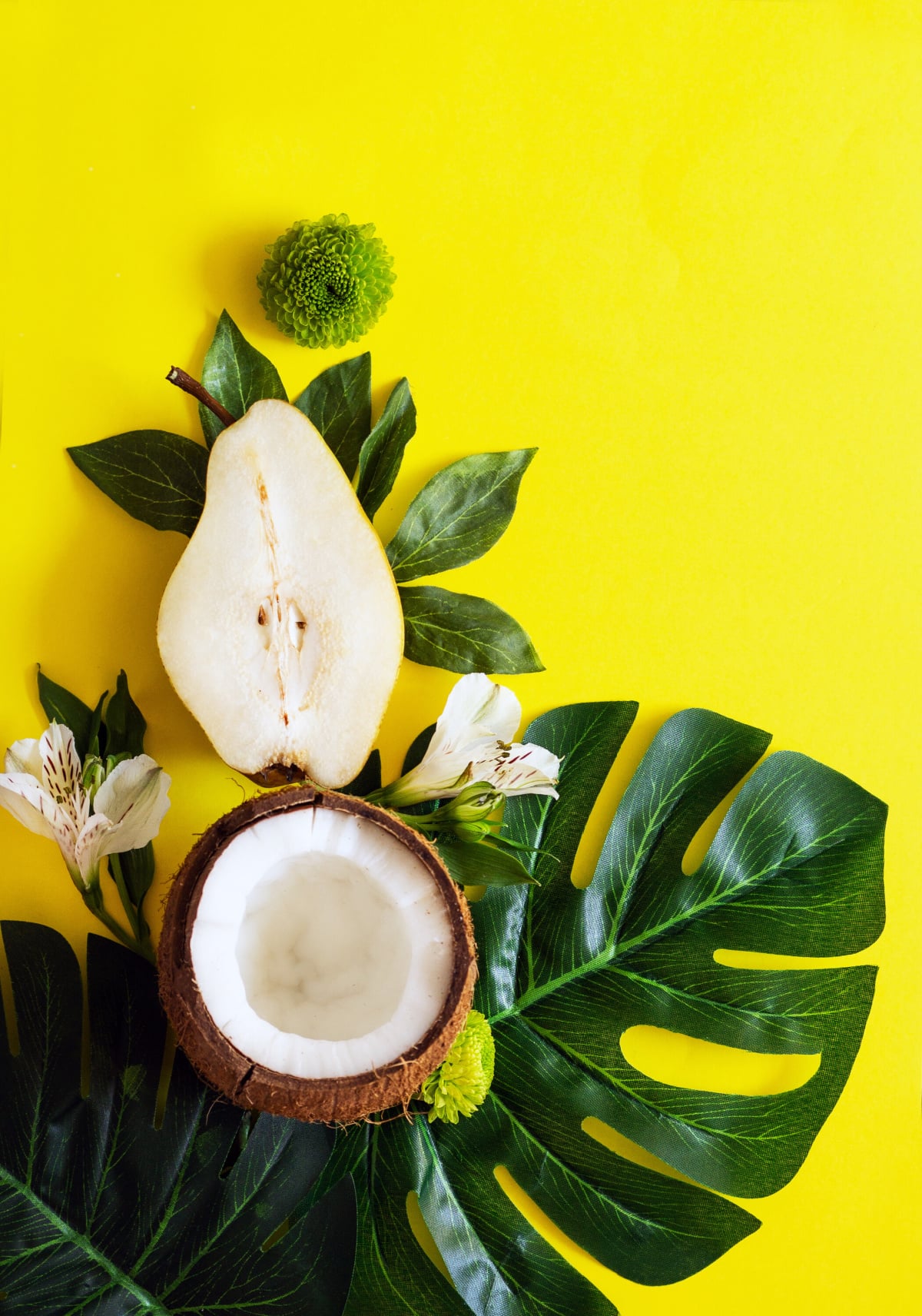 White Fruits Healthier Steps