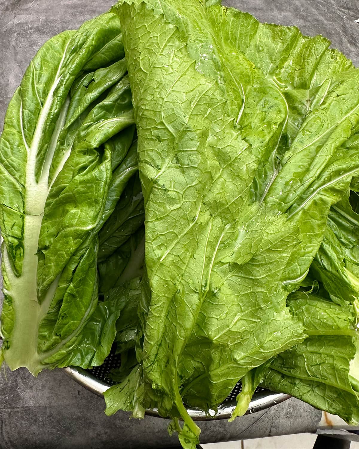 Vegan Mustard Greens - Healthier Steps