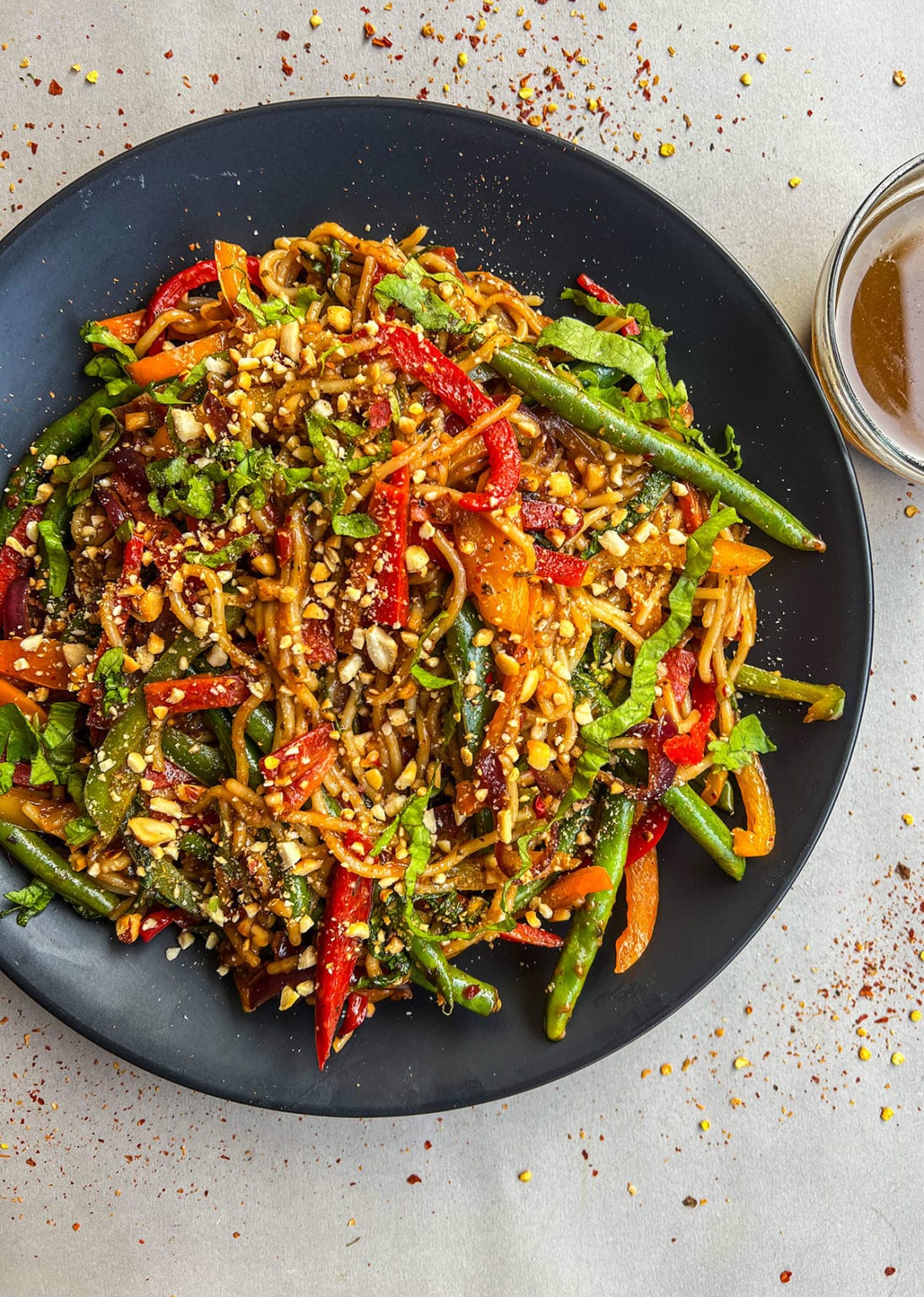 Pepper And Peanut Noodles Healthier Steps