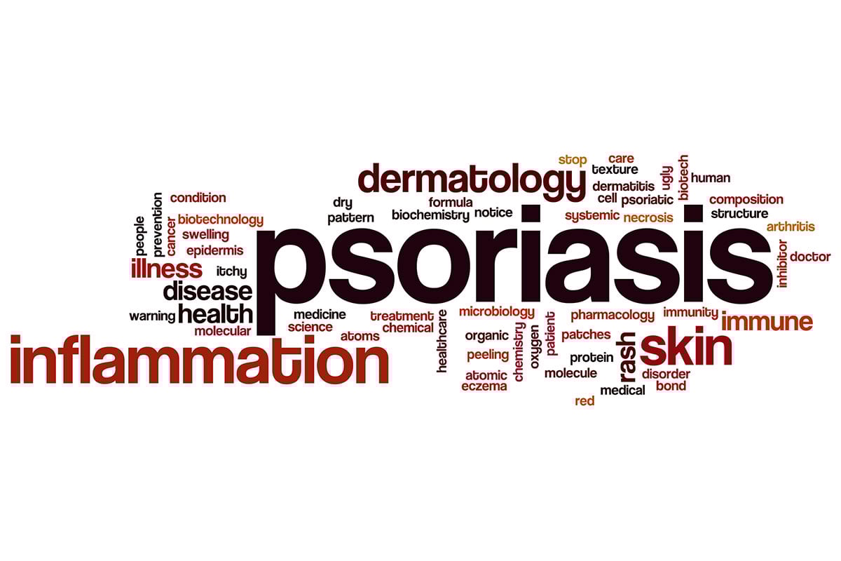 psoriasis word cloud